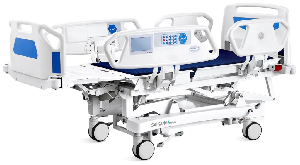 Hospital Bed Fully Electric ICU Bed with Eight Functions